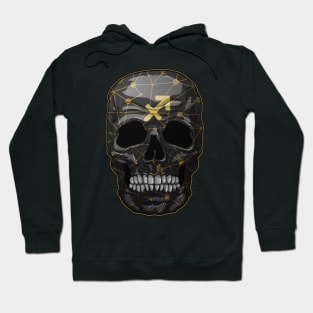 skull, zodiac signs, Sagittarius Hoodie